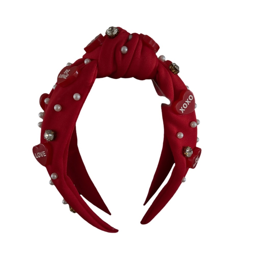 Red Embellished Headband
